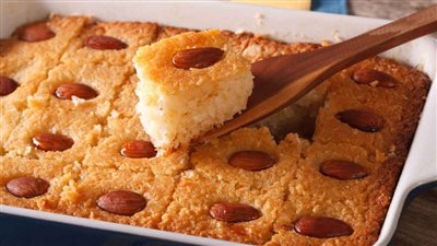 طريقة عمل البسبوسة العادية المصرية.. سهلة ولذيذة