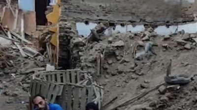 انهيار منزلين بالطوب اللبن بإحدى قرى مدينة بنها