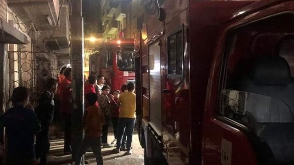 حريق في مخزن ملابس