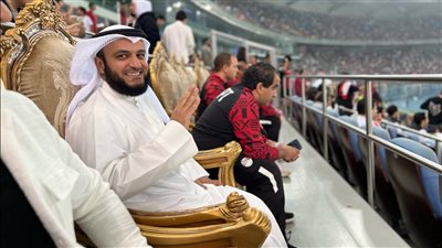 إحنا أكتر ناس بنحبها ونودها.. العفاسي يشاهد مباراة مصر وبلجيكا من المدرجات ويتصدر التريند على فيسبوك | صورة