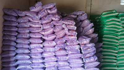  ضبط 50 طن أرز شعير و57 طن أرز أبيض و348 عبوة زيت تمويني في حملة تموينية مكبرة بالدقهلية