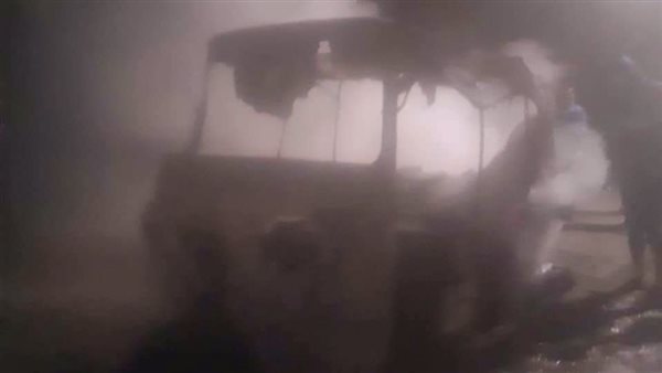 حريق في توك توك 