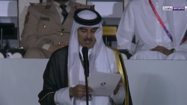 أمير قطر يفتتح كأس
