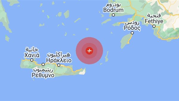 مكان الزلزال