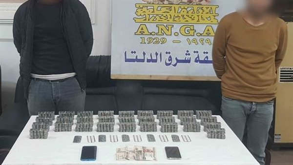 المتهمين والمضبوطات