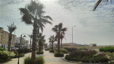 تزامنًا مع تحذيرات الأمطار.. سحب وغيوم منخفضة بسماء مدينة الغردقة| صور