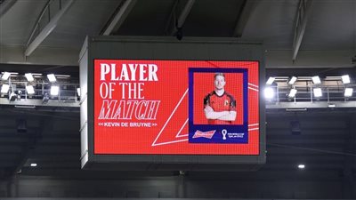 دي بروين يفوز بجائزة أفضل لاعب في مباراة بلجيكا وكندا