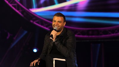 كامل العدد.. رامى صبري يتألق في حفل جدة بحضور أكثر من 10 آلاف متفرج (صور)