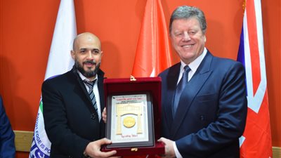 خالد الطوخي سر النجاح في جامعة مصر للعلوم والتكنولوجيا (صور)