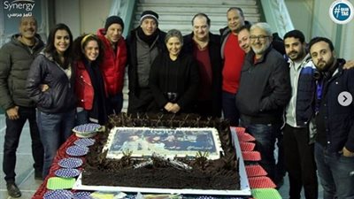 صابرين تحتفل ببدء تصوير مسلسل “ليالينا” (صورة)