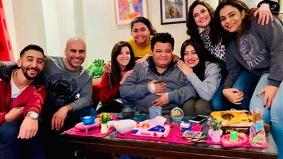 خالد جلال يعود لمنزله بعد تماثله للشفاء (صور)