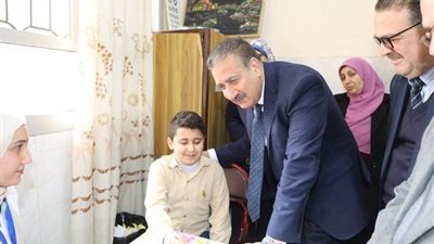 تدشين مبادرة الرئيس للكشف على طلاب الابتدائية في المنوفية