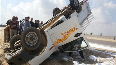 8 مصابين إثر انقلاب سيارة بسبب “الشبورة” في الشرقية