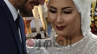 شاهد.. هايدي بهجت متحدية السرطان وعريسها أثناء حفل الزفاف (خاص)