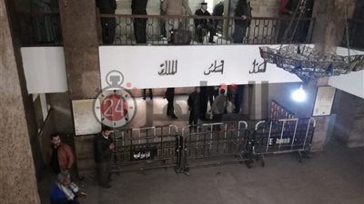 تشديدات أمنية مكثفة قبل بدء محاكمة كمسرى قطار طنطا (صور)