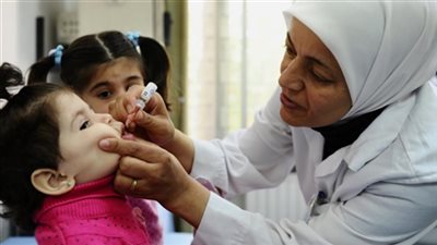 استمرار حملة تطعيم شلل الأطفال 2020 بمحافظات مصر لمدة 4 أيام