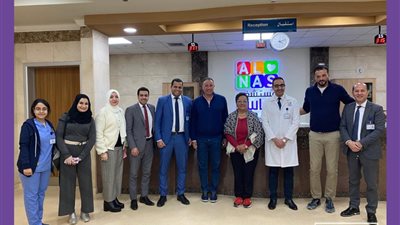 محمود الخطيب يزور مستشفى الناس للأطفال بشبرا الخيمة (صور)