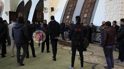 تشييع جثمان عمرو فهمي من مسجد الشرطة (فيديو وصور)