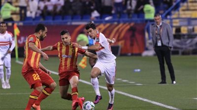 طرد لاعب الترجي في مباراة الزمالك بدوري أبطال إفريقيا