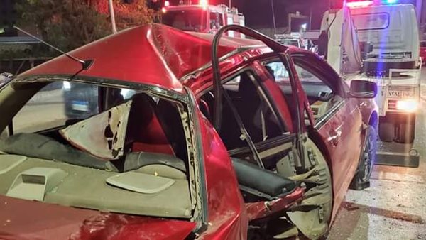 حادث تصادم بأسيوط