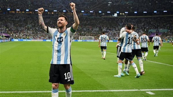 احتفال ميسي