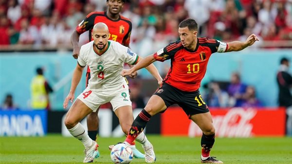 مباراة المغرب وبلجيكا