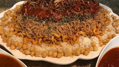 طريقة الكشري المصري بأسهل وأسرع الوصفات - فيديو