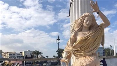 استياء سكندري بسبب تمثال عروس البحر.. والمحافظة ترد