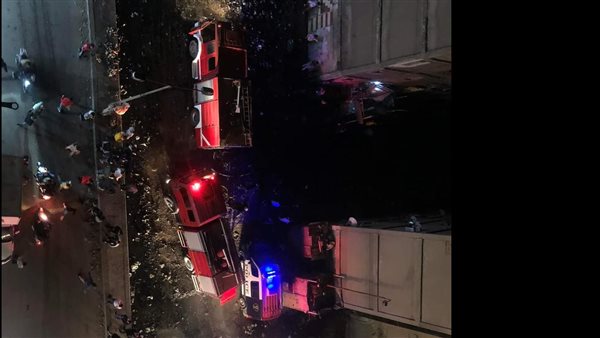 جانب من أعمال إطفاء