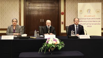 تنظيم التدريب التفاعلي الثالث لدعم مهارات عضوات النيابة الإدارية بمجال التحقيقات في قضايا العنف ضد المرأة