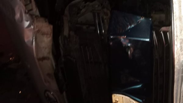 حادث تصادم سيارتين