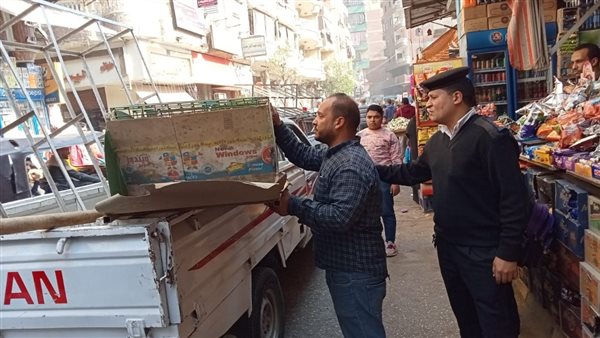 رفع الإشغالات بشوارع