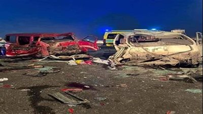 مصرع واصابة 3 أشخاص في تصادم ملاكي وربع نقل على طريق بحر البقر ببورسعيد