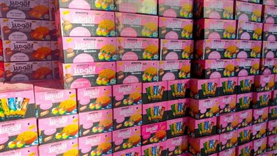 ضبط 5850 كيس شعرية ومقرمشات مغشوشة بالغربية