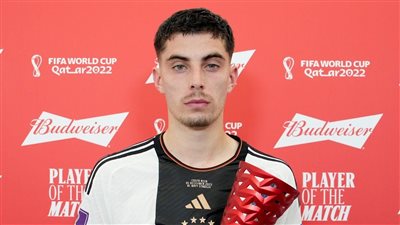 كاي هافرتز أفضل لاعب في مباراة ألمانيا وكوستاريكا