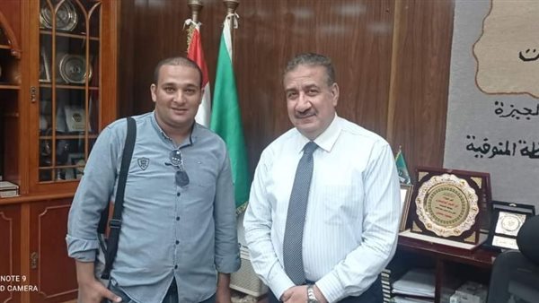 محافظ المنوفية ومراسل