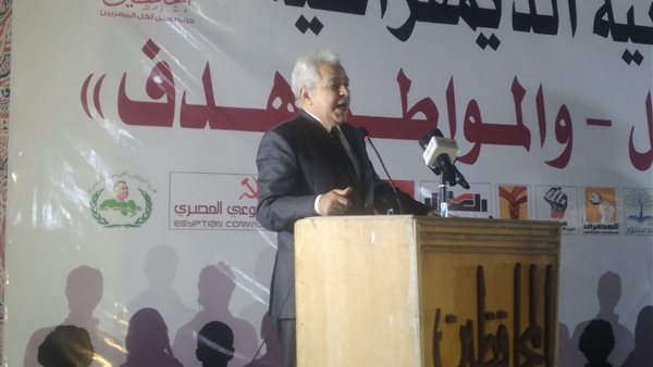 حمدين صباحي خلال