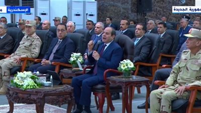 السيسي يشهد افتتاح محور التعمير بالإسكندرية | بث مباشر