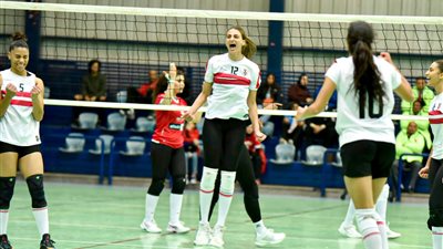 سيدات الزمالك يفزن على 6 أكتوبر في دوري الطائرة