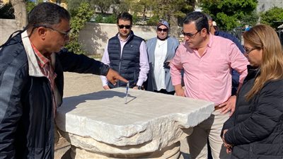 رئيس غواتيمالا السابق يتفقد منطقة آثار كوم الشقافة غرب الإسكندرية 