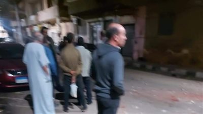 تحطم سيارة في انهيار جزئي لعقار بطنطا دون وقوع إصابات