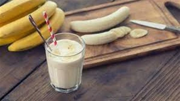 عصير الموز باللبن