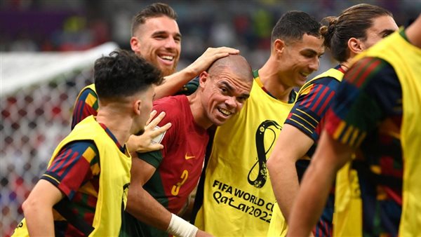 احتفال لاعبو البرتغال