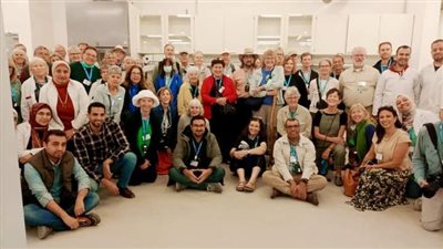 مركز ترميم الآثار بمتحف الحضارة يستقبل أول مجموعة للزائرين من مختلف دول العالم | صور 