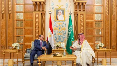 الرئيس السيسي يلتقي الأمير محمد بن سلمان في الرياض