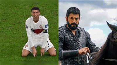 لا تبكي فأنت ملك.. بوراك أوزجيفيت بطل مسلسل عثمان يدعم كريستيانو رونالدو بعد خسارة البرتغال