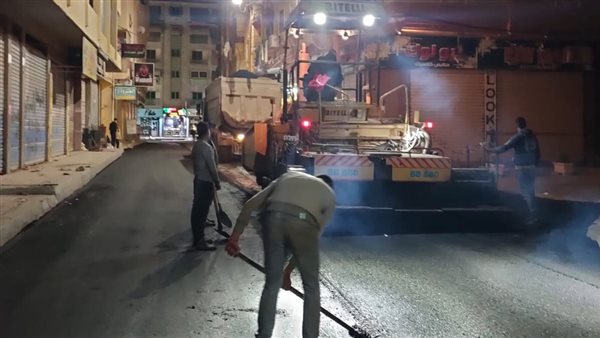 أعمال رصف شوارع