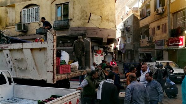 إزالة إشغالات الباعة