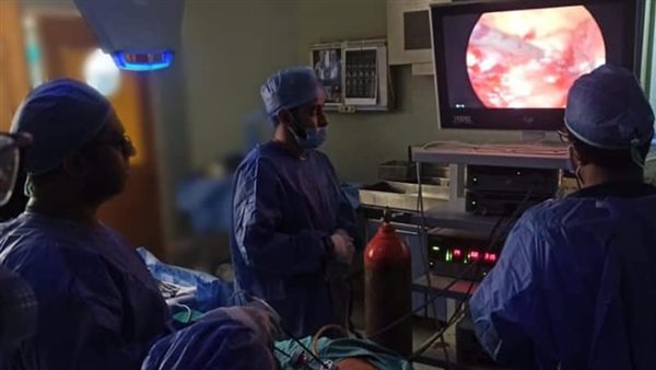 الفريق الطبي أثناء