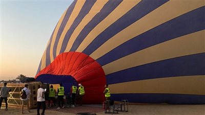 إلغاء جميع رحلات البالون الطائر بالأقصر غدًا لسوء الأحوال الجوية